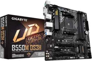 GIGABYTE B550M DS3H Mainboard AMD Ryzen B550 Sockel AM4 Micro-ATX DDR4 M.2 - Bild 1 von 1