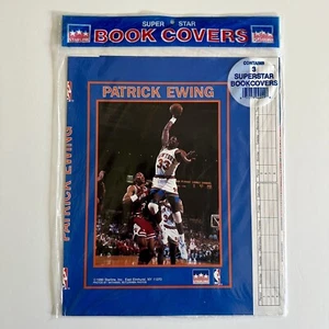 Vintage Superstar NBA Book Covers/Patrick Ewing/About 30 Years Old/You Want!📚 - Picture 1 of 2