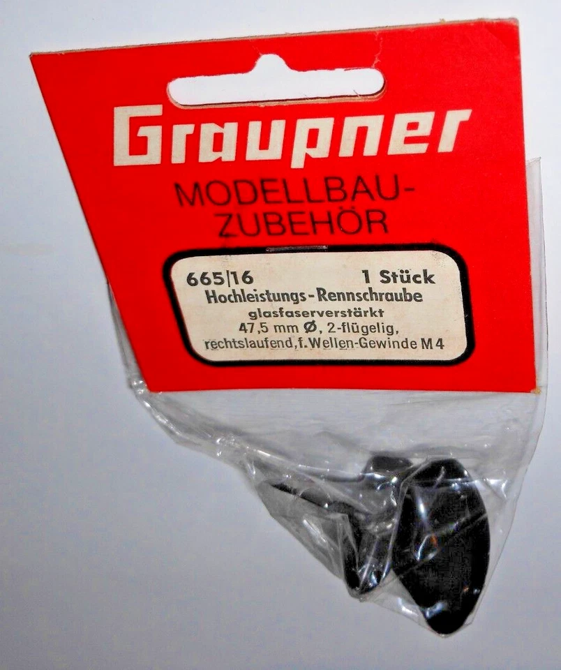 RICAMBI ACCESSORI MODELLI NAVI SPARE PARTS GRAUPNER ELICA NAVE 465/16  47,5 MM. - Imagen 1 de 2