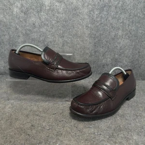 Loake Loafer Mens Size UK9 Brown Genuine Moccasin Leather Lifestyle Rome Slip On - Picture 1 of 12