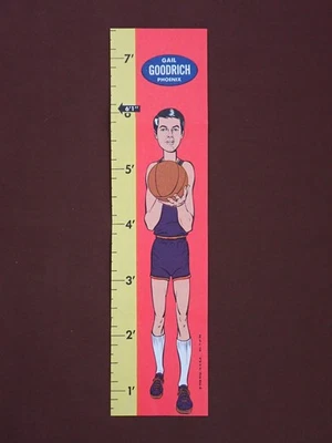 1969-1970 TOPPS BASKETBALL RULERS #7 OF 24 GAIL GOODRICH - Image 1 of 2