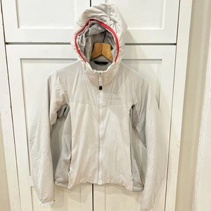 Arc'teryx Women’s Atom SL Insulated Hoody Jacket Size XS Insulated White Grey - Picture 1 of 15