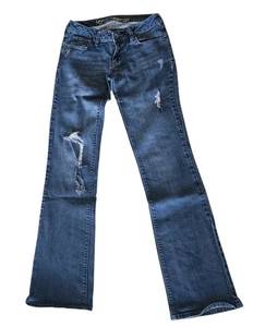 Jeans Bullhead Juniors 5 Azul Denim Jeans Laguna Bootcut Bajo Envejecido - Imagen 1 de 17
