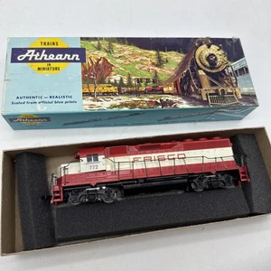Athearn Ho Scale GP50 Powered Frisco Locomotive #772 Tested - Picture 1 of 11