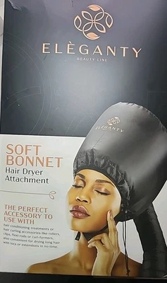 Elegante accesorio de secador de pelo suave con capucha calor indirecto (funciona con la mayoría) Foto 1 de 3