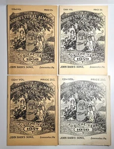 10 Agricultural Almanac's John Baer's Sons, Lancaster, PA 1950 thru 1959 - Picture 1 of 24