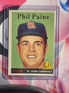 1958 Topps - Phil Paine #442 (RC) St. Louis Cardinals - Picture 1 of 2
