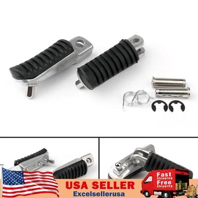 Front Footrest Pedals Foot Pegs For Kawasaki ER 4N 6F 6N ZR 250 400 VERSYS US Foto 1 de 4