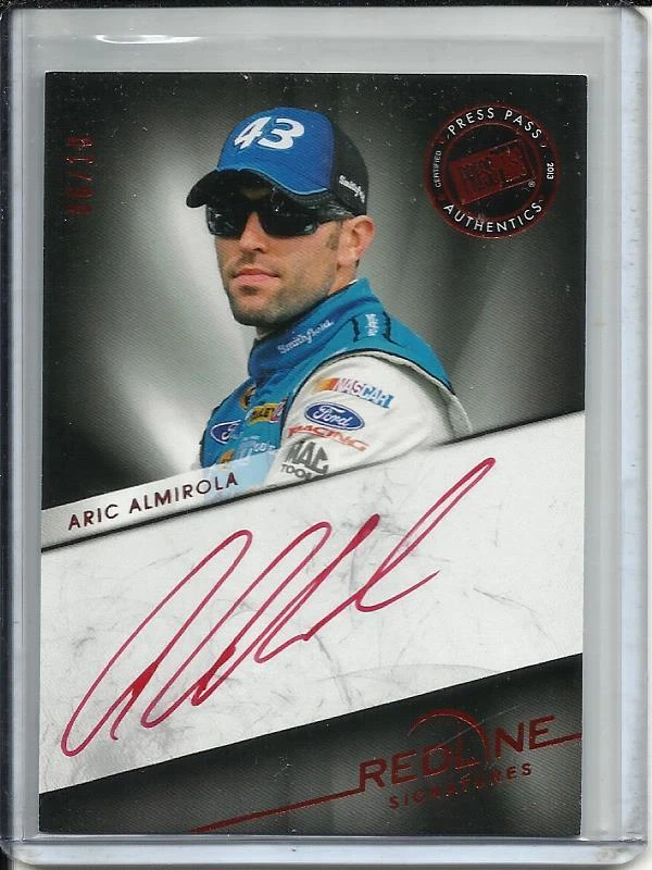 Aric Almirola 2013 Press Pass Redline Autograph #06/10 - Image 1 of 1