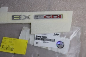 2016-2018 KIA Sorento Lift Gate-Emblem Badge Nameplate 86316 C6000 OEM - Picture 1 of 3