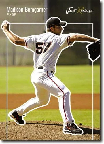 MADISON BUMGARNER 2007 JUST ROOKIES ROOKIE CARD! GIANTS 2014 WORLD SERIES MVP! - Image 1 of 2