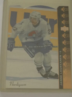 1994-95 Upper Deck UD SP Insert Die Cut #SP-157 Janne Laukkanen Nordiques Card - Image 1 of 2