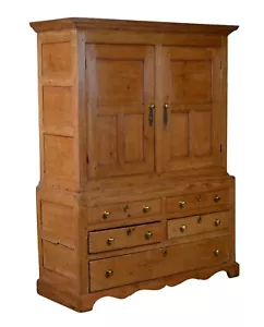FABULOUS ANTIQUE VICTORIAN CIRCA 1880 OAK HOUSEKEEPERS CUPBOARD DRAWERS - Picture 1 of 13