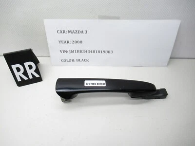 Manija de puerta exterior trasera derecha Mazda 3 2007-2015 G22C59410J08 OEM Foto 1 de 4