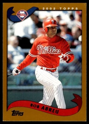 2002 Topps Baseball Card Bob Abreu Philadelphia Phillies #13 - Image 1 of 2