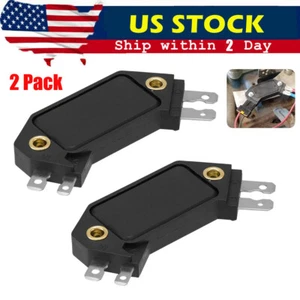 2PCS Ignition Control Module 4 Pin HEI Distributor for GM Chevy 1974-1988 New - Foto 1 di 12