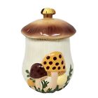 Vintage Large 1970s Arnel's Ceramic Mushroom Cookie Jar Canister 11”