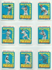 1990 TOPPS BASEBALL STICKERS SET RIPKEN GRIFFEY JR. NOLAN RYAN (113 CARDS)