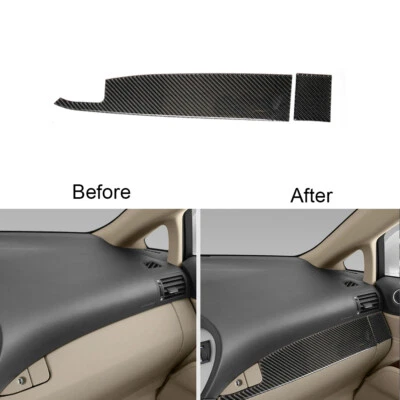 Carbon Fiber Glove Box Decorative Cover Trim For Lexus RX350 RX450h 2010-2012 - Imagem 1 de 4