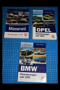 Typenkompaß Motorbuch Opel BMW Maserati 3 Stück - Bild 1 von 8