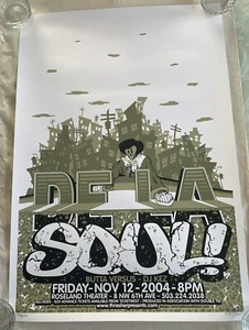 2004 Bobby Dixon Signed & Numbered De La Soul Poster Free S&H - Picture 1 of 4