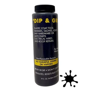 Dip and Grip gummierte Kunststoffbeschichtung (schwarz) 8 fl. oz - Bild 1 von 3