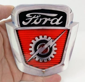 1954 - 1956 Ford F-100 F100 Truck Heavy Duty Metal Sign - 4" X 4" Non OE Badge - Bild 1 von 7