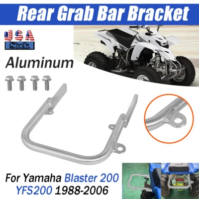 Rear Bumper Grab Bar Bracket Aluminum For Yamaha Blaster 200 YFS 200 1988-06 ATV - Imagem 1 de 4
