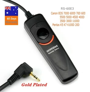 RS-60E3 Wired Remote Shutter Release for Canon EOS 1100d 700d 650d 550d 760D - Picture 1 of 2