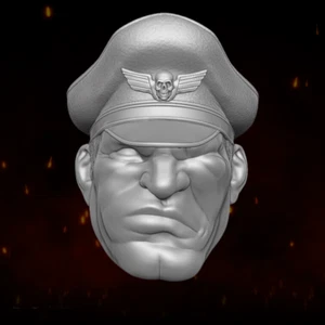 M. Bison Street FIghter Ver C 1:6 scale custom unpainted Head 12" Action Figure - Picture 1 of 1