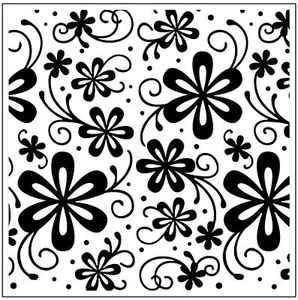 Daisy Delight 126448 Square Embossing Folder for Cardmaking, Scrapbooking, etc - Picture 1 of 2