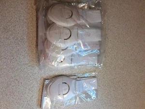 10-pc. Child Safety Baby Cupboard Cabinet Locks Pet Proofing Drawer Door Fridge. - Picture 1 of 3