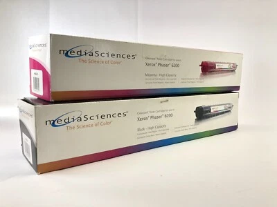 Cartucho de tóner compatible Xerox Phaser 6200 magenta y negro HY (8K páginas) Foto 1 de 2