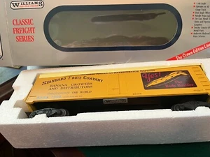 WILLIAMS Freight Car NO. 77 Standard Fruit Company Reefer Car New. - Picture 1 of 4
