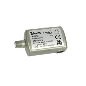 Amplificador de Vivienda TDT 1Entrada/1Salida 13dB  LTE 5G de Televes - Imagen 1 de 2