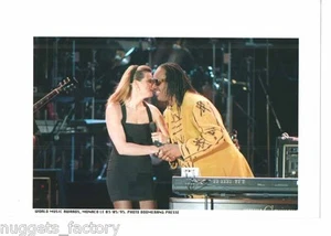 Original Photo Monaco Princess Stéphanie / Stevie Wonder Monaco 1995 (168) - Picture 1 of 1