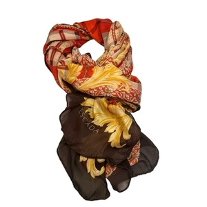 Escada Seidentuch 64”x25” Rubinmuster Made In Italy - Bild 1 von 12