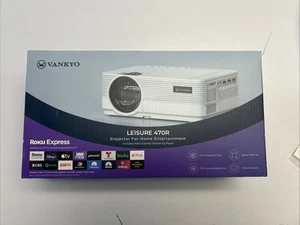 Vankyo Leisure 470R Projector for Home Entertainment (5284) New - Picture 1 of 3