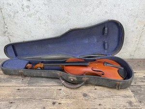 vintage copy of antonius stradivarius violin With Case - Picture 1 of 21