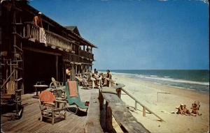 Vero Beach Florida FL Driftwood By The Sea Beach 1950s-60s Vintage Postcard - Picture 1 of 2