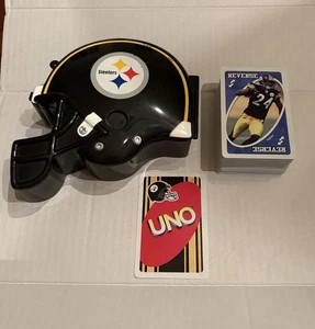 2007 UNO Card Game Pittsburgh Steelers Helmet Case - Picture 1 of 6