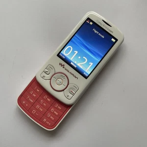 Teléfono Móvil Sony Ericsson Spiro W100i Deslizante Rosa Blanco Red Vodafone - Imagen 1 de 6