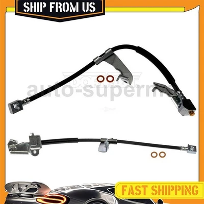 Juego de manguera de freno delantera 2 piezas para Ford Taurus 1996-2007 Mercury Sable 1996-2005 Foto 1 de 4