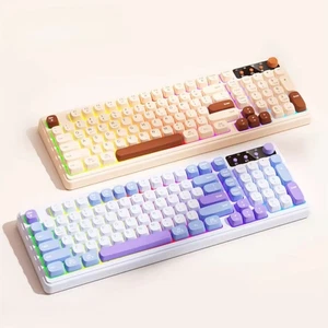 Three-mode Bluetooth Keyboard for Win/Android/iOS Strong Mechanical Feel - Zdjęcie 1 z 16
