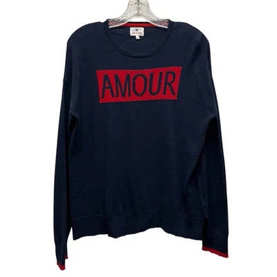 Разные шерсти кашемир 'Amour' пуловер свитер женщин Sz 0 XS темно-красный - Изображение 1 из 4