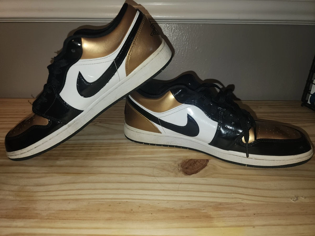 Jordan 1 Low Gold Toe for Sale | Authenticity Guaranteed | eBay