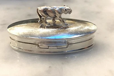 cartier sterling silver Pillbox Box - Image 1 of 4