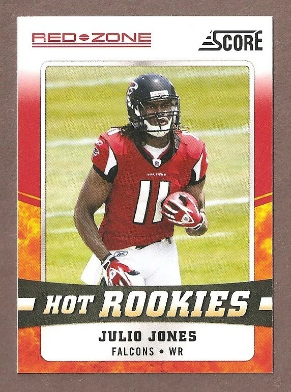 2011 Score Hot Rookies Red Zone #17-Julio Jones RC Falcons  - Image 1 of 1
