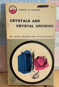 Kristalle und Kristall wachsen, Science Study Series Erstausgabe Vintage - Bild 1 von 9