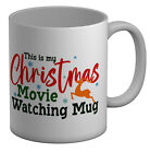Funny Christmas Mug Xmas Watching Movies Films 11oz Cup Gift